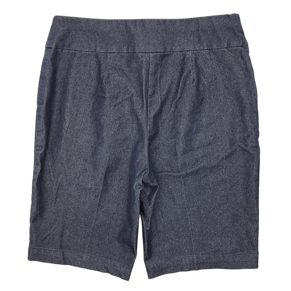 Chico's Bermuda Shorts Women's 00, XS Short So Slimming Pull On Vacation Travel - Picture 2 of 4